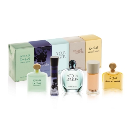Giorgio Armani miniature perfume set gio