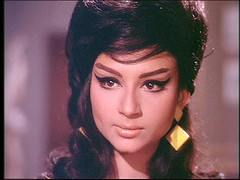 Sharmila Tagore 1960s make up eyeliner flicks