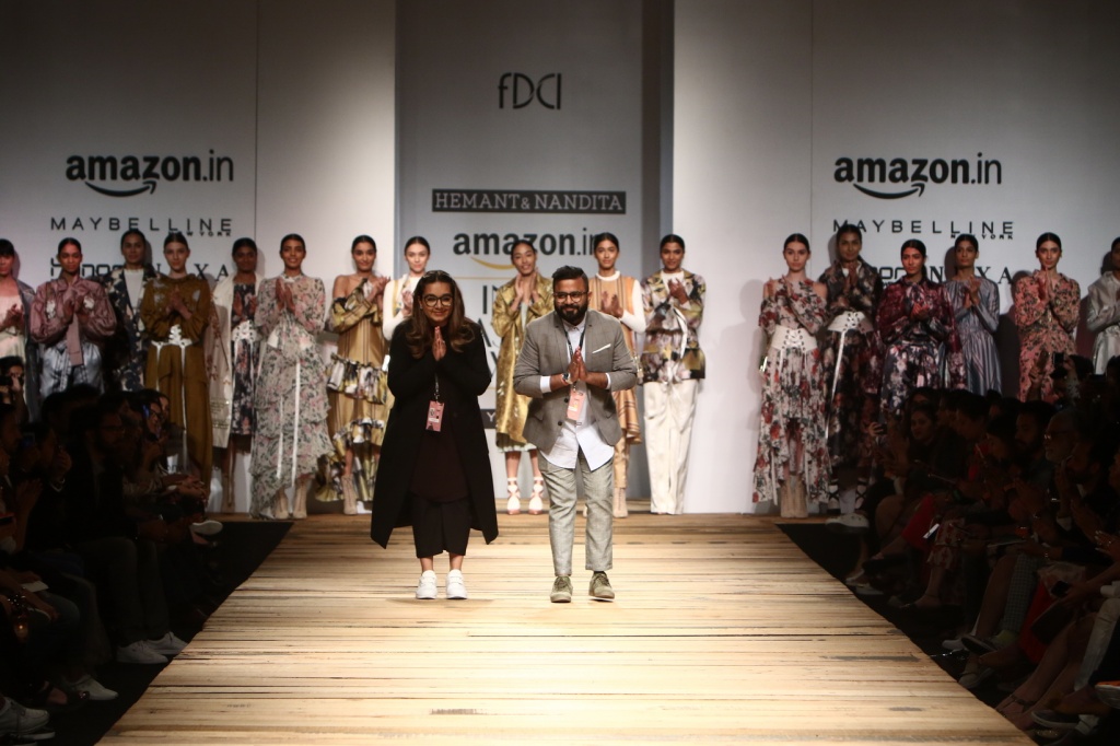 hemant and nandita the chatterjis amazon india fashion week